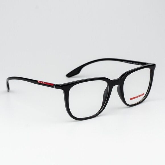 Prada Linea Rossa Women Eyeglasses Black Square Men PS01OV 1AB1O1 BRAND NEW